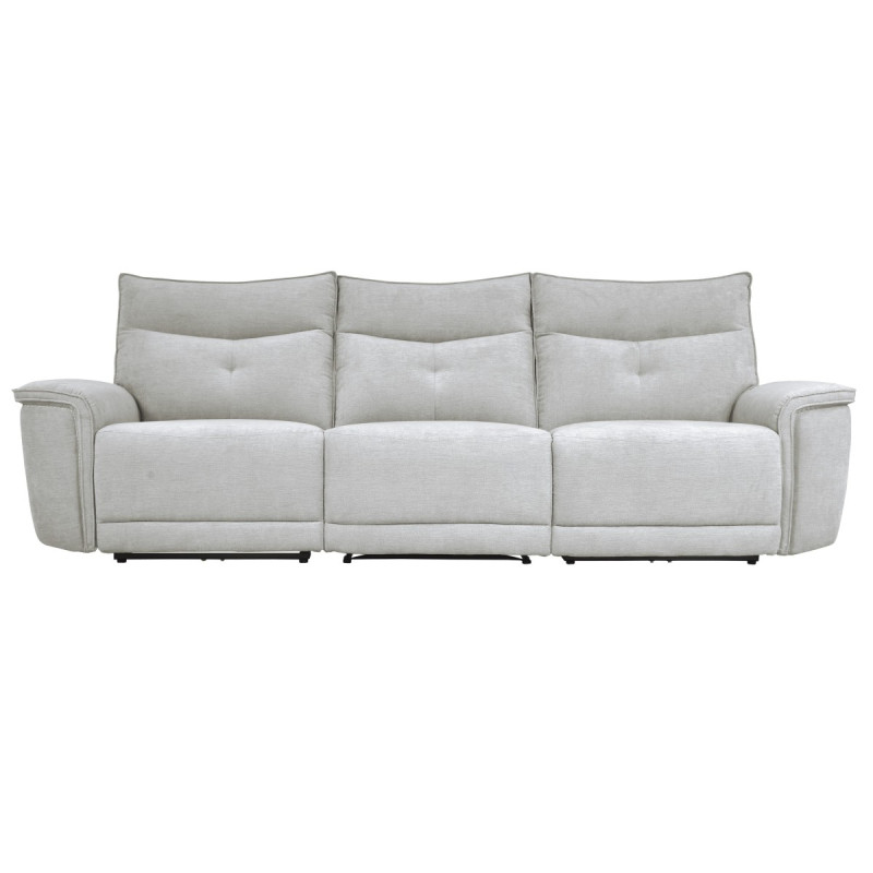 9509MGY-3PWH* Power Double Reclining Sofa with Power Headrests
