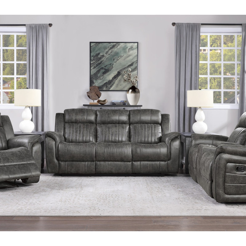 9479BRG*3 3pc Set: Sofa, Love Seat, Chair