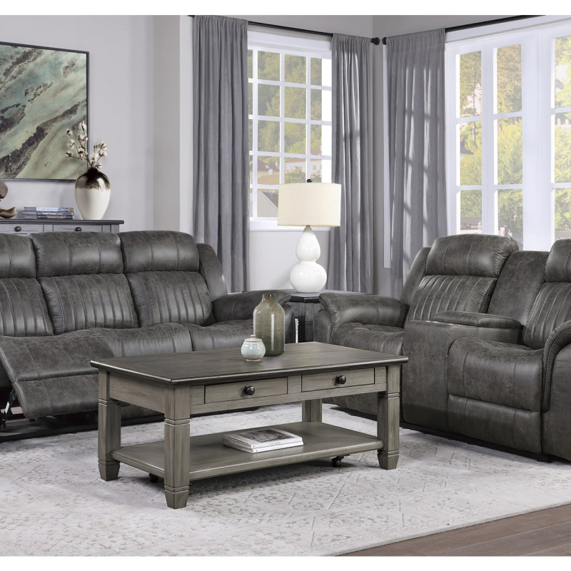 9479BRG*2 2pc Set: Sofa, Love Seat