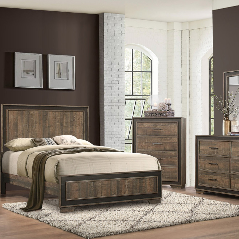 1695-1*4 4PC SETS Queen Bed + NS + D + M