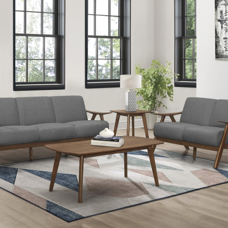 1138GY*2 2PC SETS Sofa + Love Seat