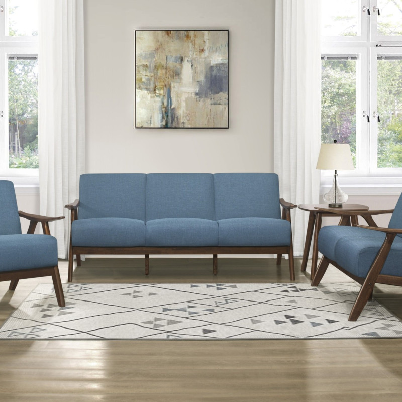 1138BU*3 3PC SETS Sofa + Love Seat + Accent Chair