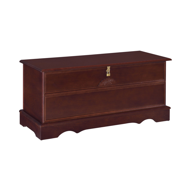 4694 Rectangular Cedar Chest Warm Brown
