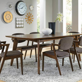 105351+105352*6 7PC SETS DINING TABLE + 6 SIDE CHAIRS