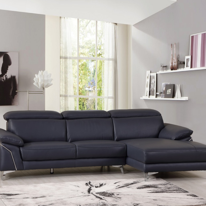 727 - Blue Sectional