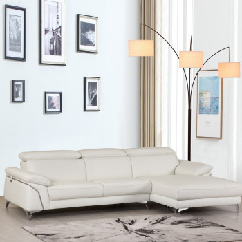 727 - White Sectional