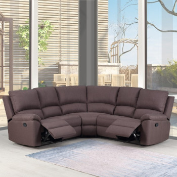 9241 - Brown Sectional