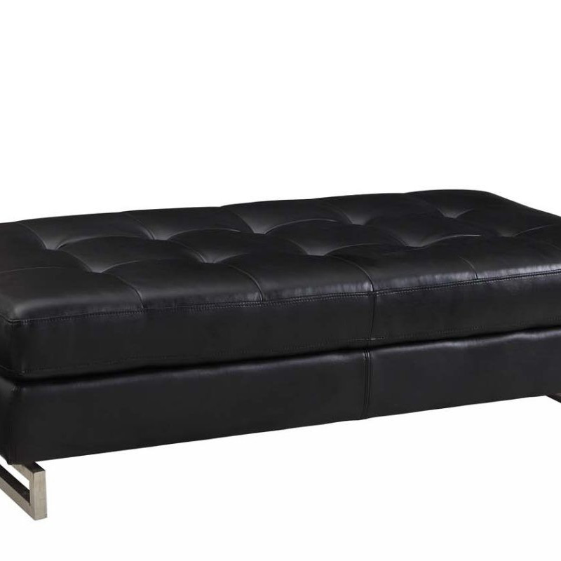 8136 - Black Ottoman