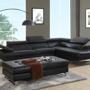 8136 - Black Sectional RAF