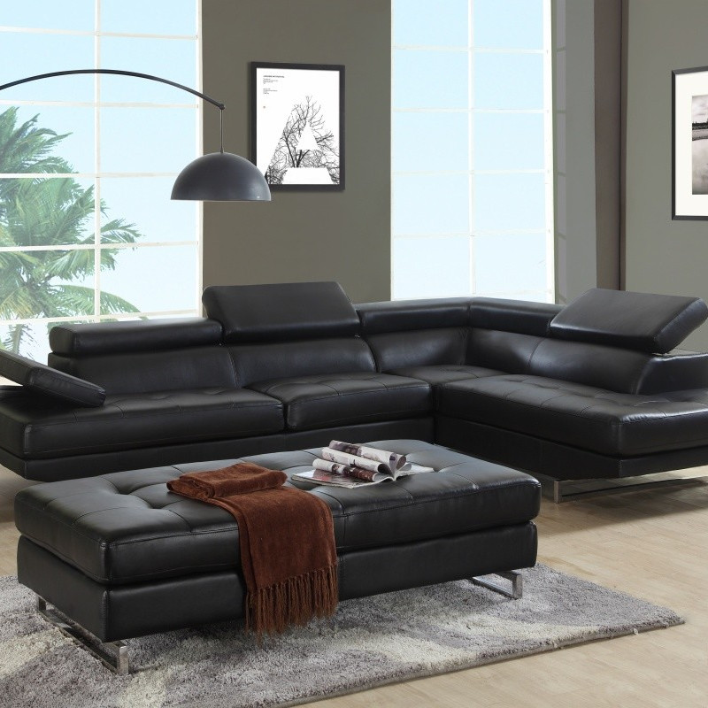 8136 - Black Sectional RAF