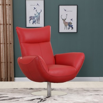 C74 - Red Lounge Chair