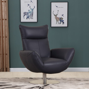 C74 - Navy Lounge Chair