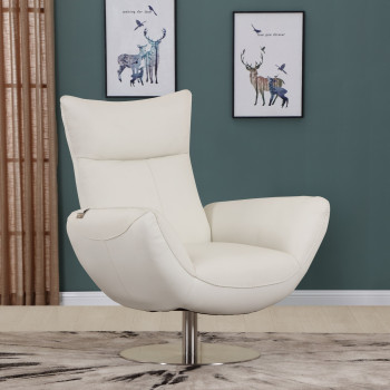 C74 - White Lounge Chair