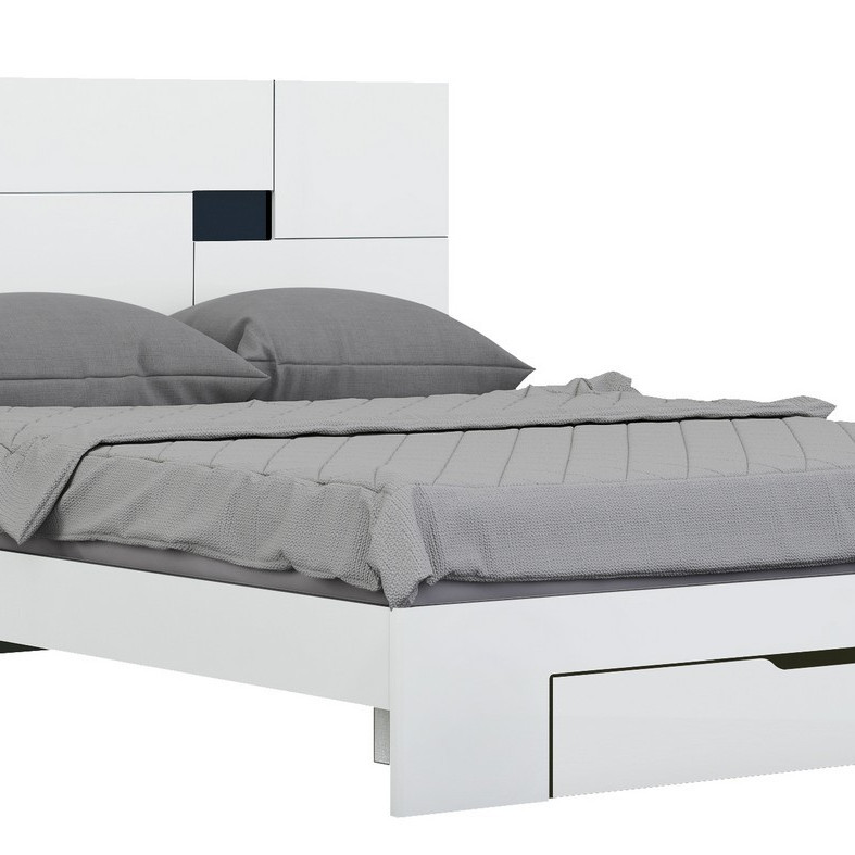 Aria - White Queen Bed