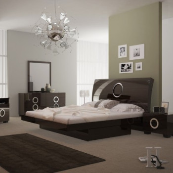 Monte Carlo - Wenge 4PC SETS Queen Bed