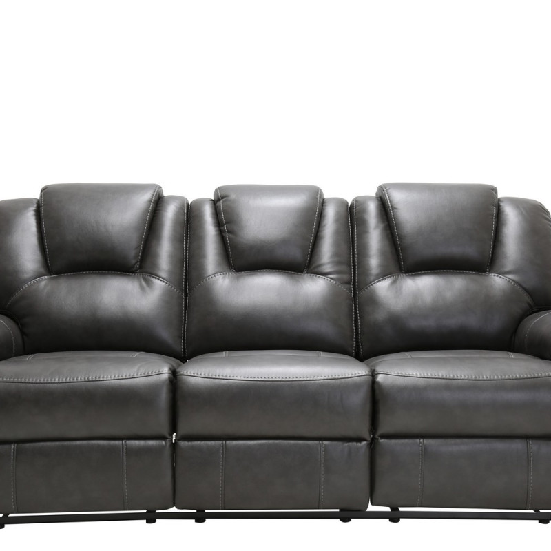 7993 - Gray Power Reclining Sofa