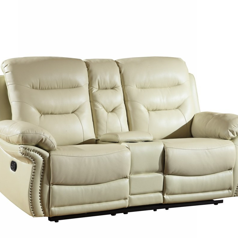 9392 - Beige Console Loveseat
