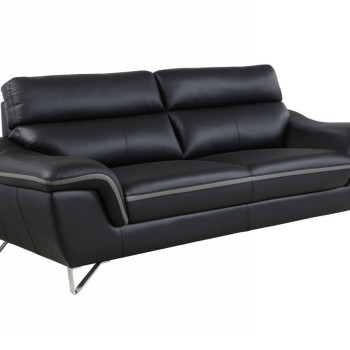 168 - Black Sofa