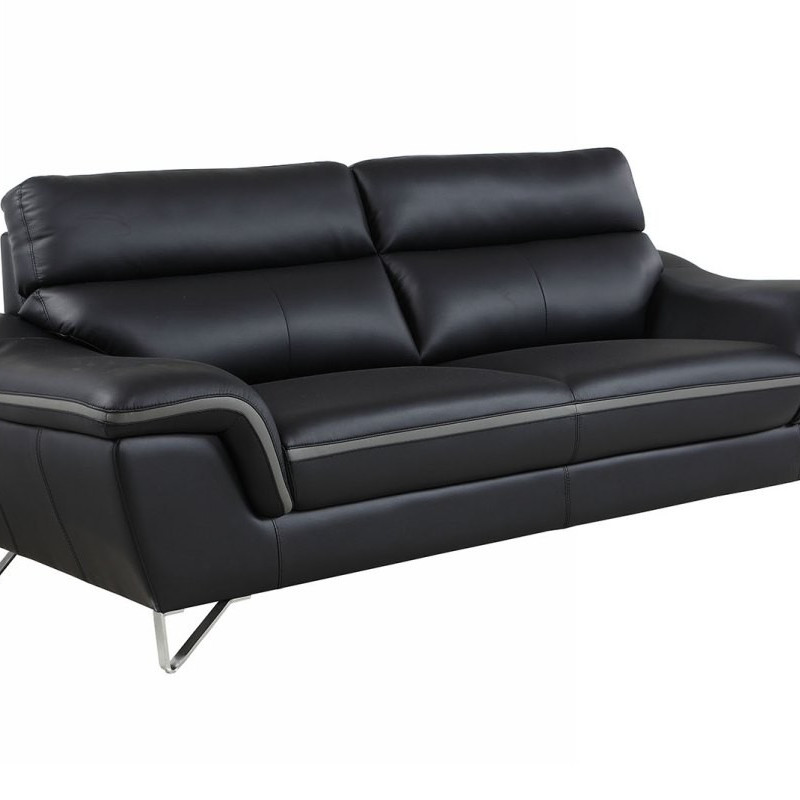 168 - Black Sofa