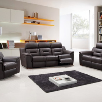 9408 - Brown 2PC SETS Sofa + Loveseat
