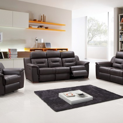 9408 - Brown 2PC SETS Sofa + Loveseat