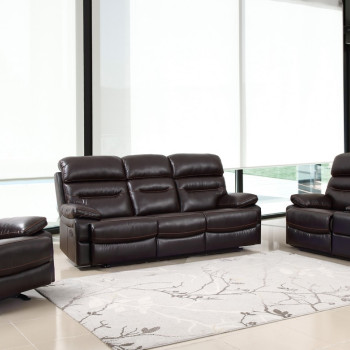 9442 - Brown 2PC SETS Sofa + Loveseat