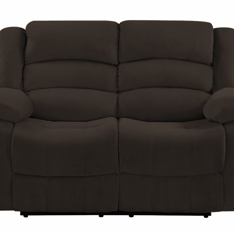 9824 - Brown Loveseat
