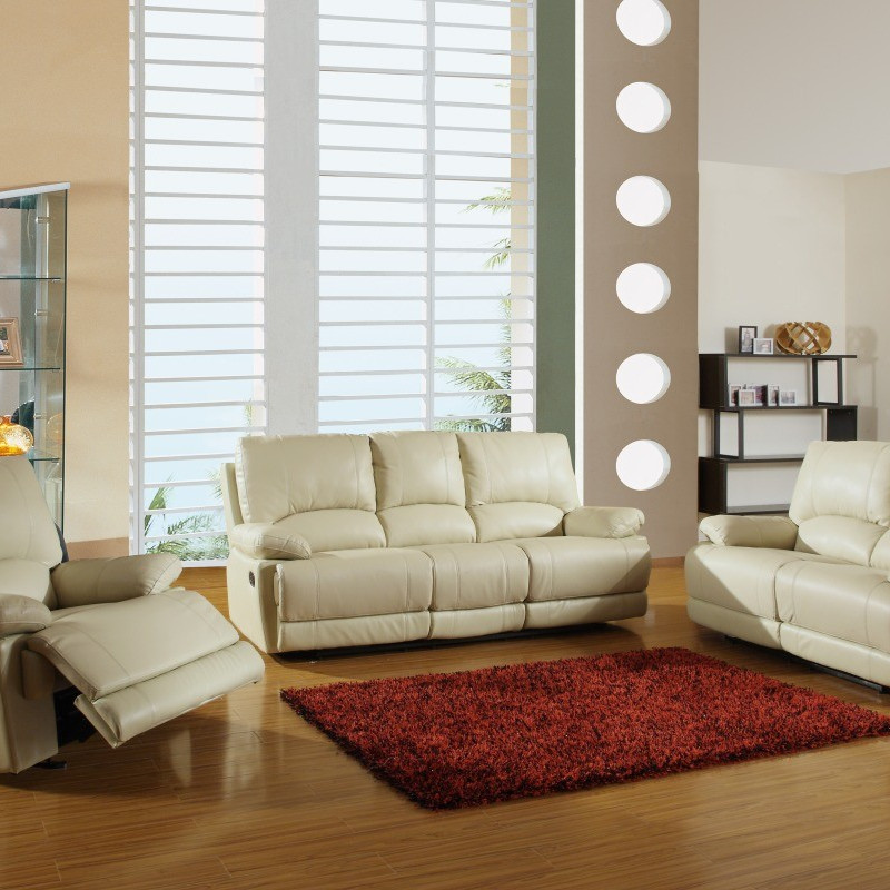 9345 - Beige 2PC SETS Sofa + Loveseat