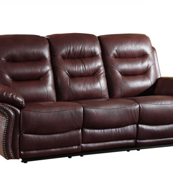 9392 - Burgundy Sofa