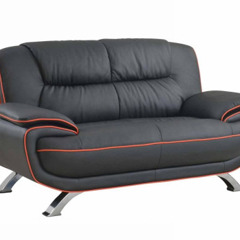 405 - Black Loveseat