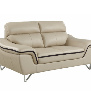 168 - Beige Loveseat