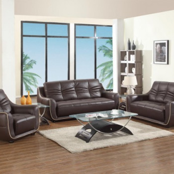 2088 - Brown 2PC SETS Sofa + Loveseat