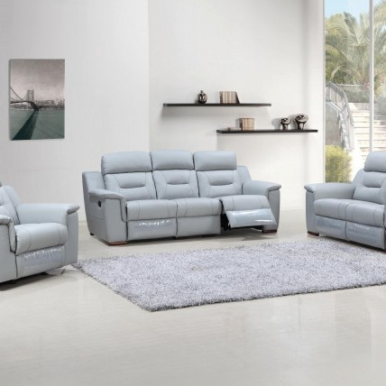 9408 - Gray 2PC SETS Sofa + Loveseat 