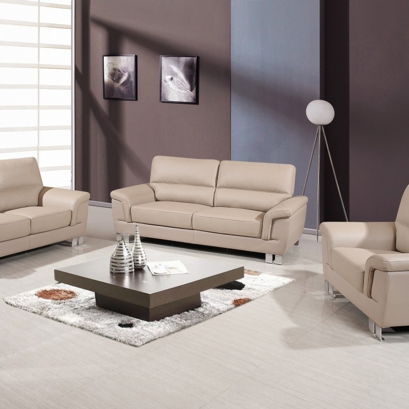 9412 - Beige 2PC SETSS Sofa + Loveseat