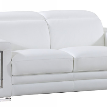 692 - White Loveseat