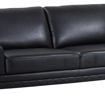 411 - Black Sofa