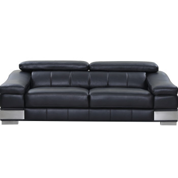 415 - Black Sofa
