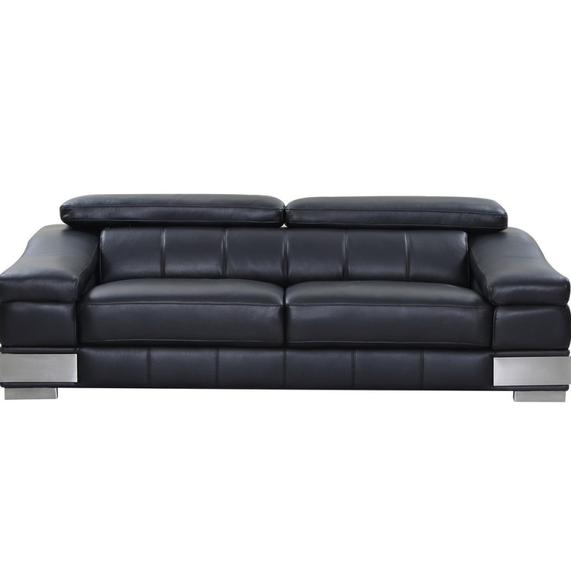 415 - Black Sofa
