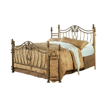 300171KE Sydney Eastern King Bed Antique Brushed Gold