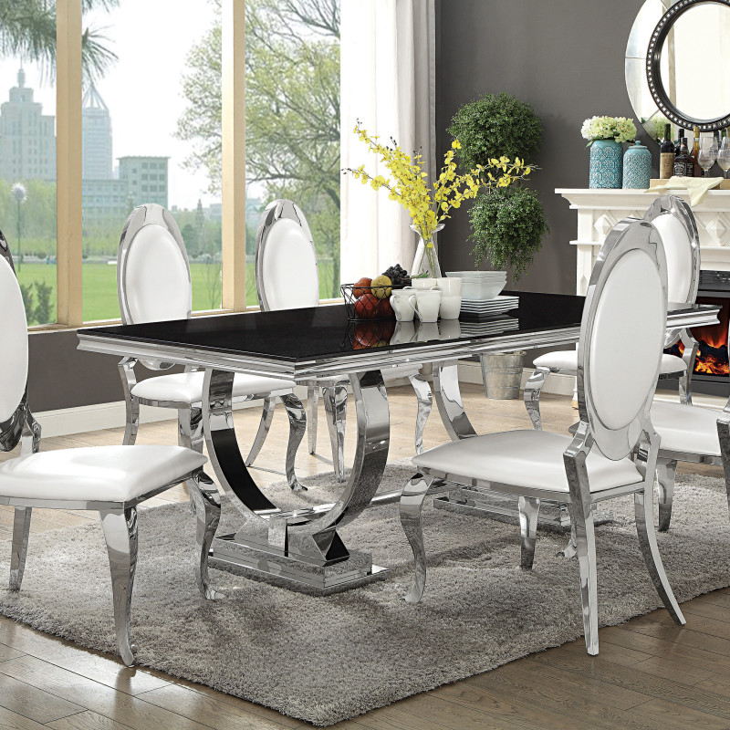 107871+6x872N 7PC SETS Antoine Dining Table + 6 Side Chairs