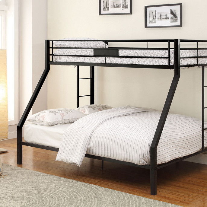 38000 Limbra Sandy Black Metal Twin XL/Queen Bunk Bed