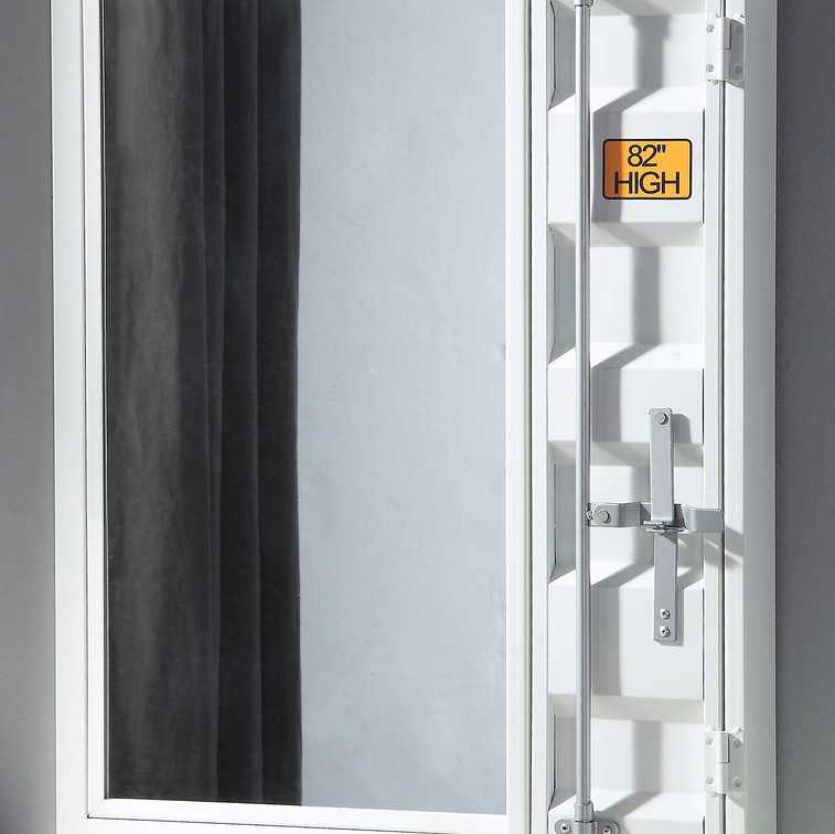 35908 Cargo White Metal Frame/Mirror Vanity Mirror