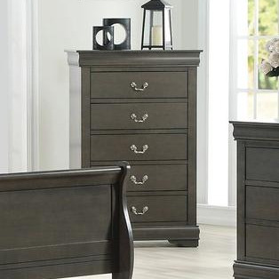 Louis Philippe Collection 26796 31" Chest with 5 Drawers