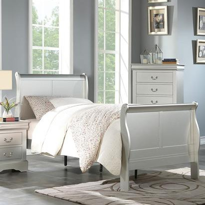 Louis Philippe III Collection 26710T Twin Size Sleigh Bed