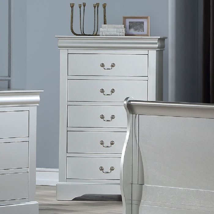 Louis Philippe III Chest in Platinum - Acme Furniture 26706