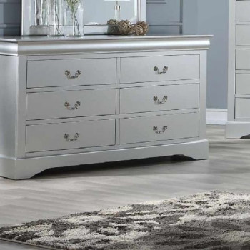 Louis Philippe III Dresser in Platinum - Acme Furniture 26705