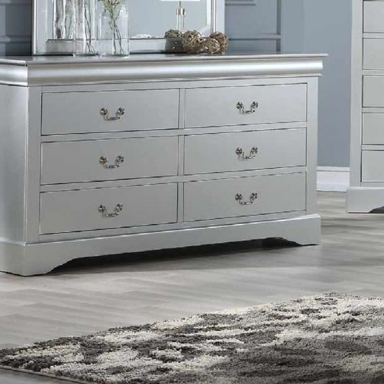 Louis Philippe III Dresser in Platinum - Acme Furniture 26705