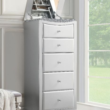 Maverick Lingerie Chest in Platinum - Acme Furniture 21807