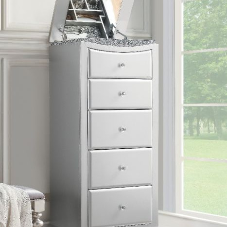Maverick Lingerie Chest in Platinum - Acme Furniture 21807