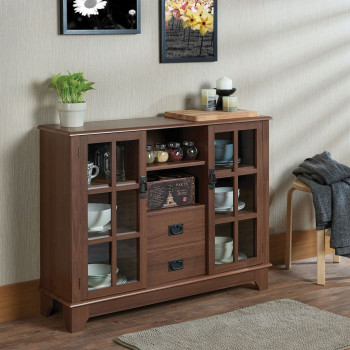 Dubbs Console Table in Walnut - Acme Furniture 97324